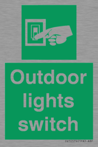 Outdoor lights switch